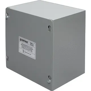 Electrical Enclosure, Screw Cover, 8 x 8 x 6 in., NEMA 1, Gray, No
