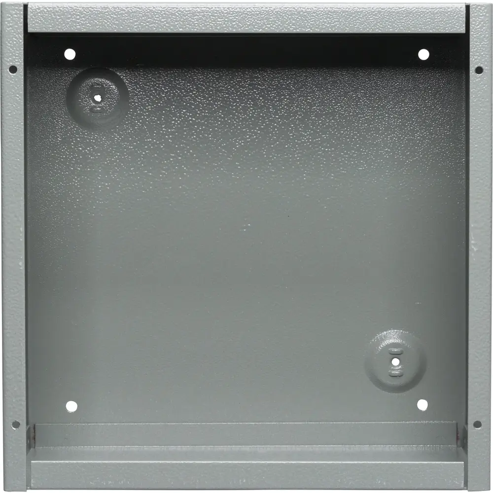 Electrical Enclosure, Screw Cover, 10 x 10 x 4 in., NEMA 1, Gray