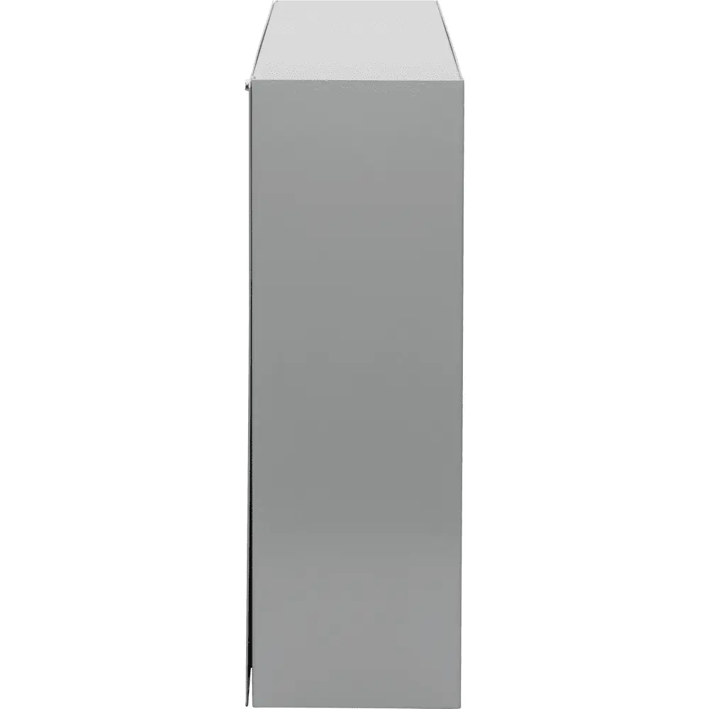 Electrical Enclosure, Screw Cover, 18 x 18 x 6 in., NEMA 1, Gray