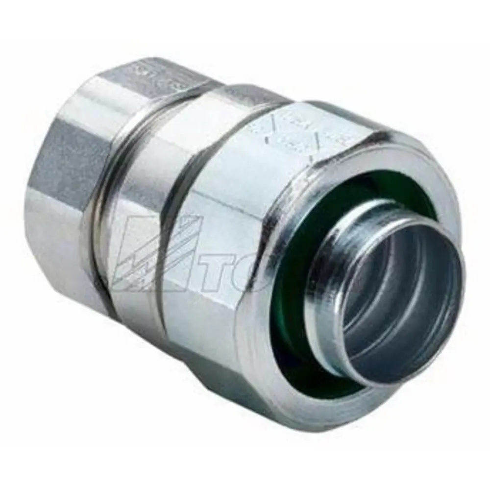 Coupling, 3/4 In., EMT Liquidtight Compression, Steel, Gray