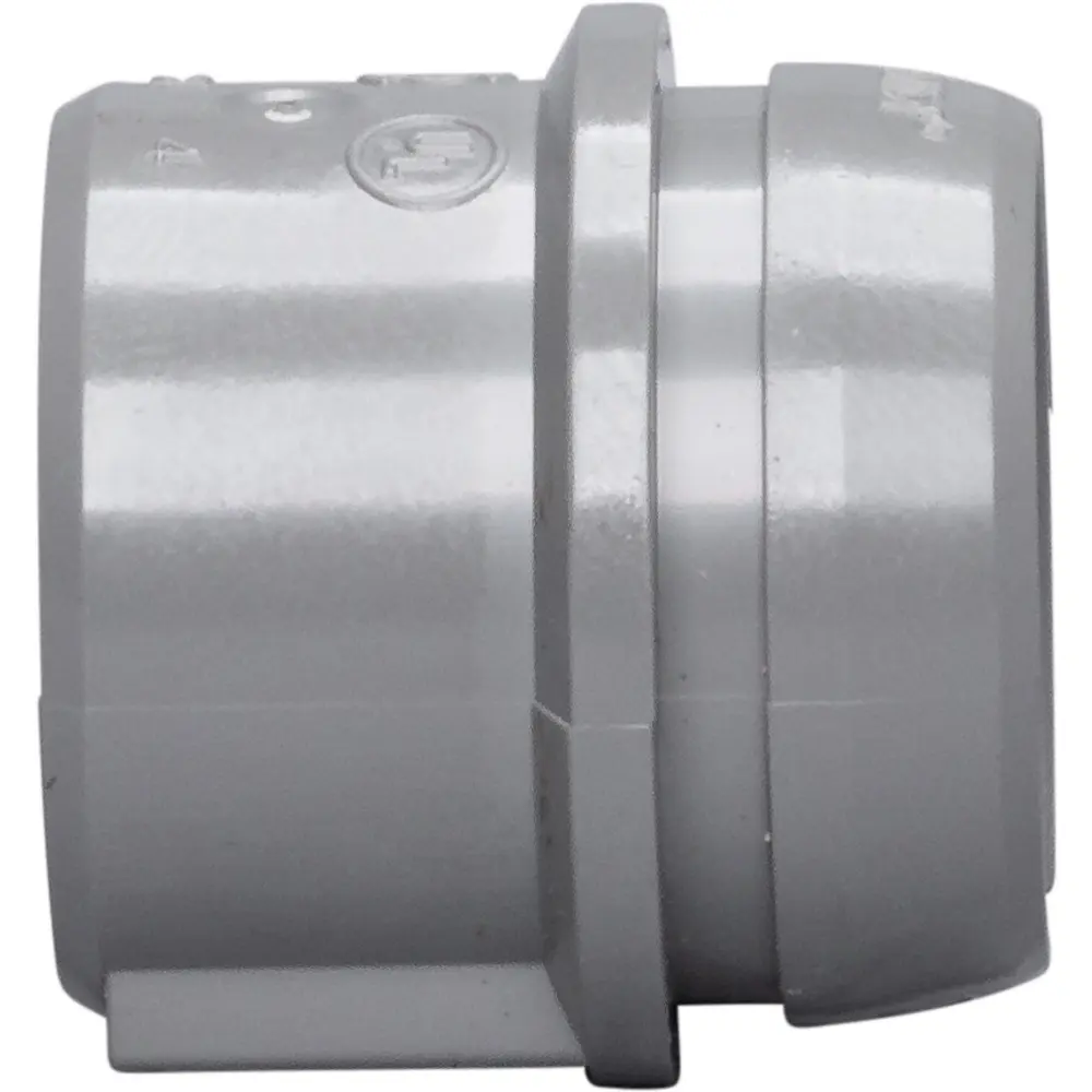 GLC 100-Pack 1/2-Inch Snap-in PVC Connectors – For AWG 14/2, 14/3, 12/2, 10/2 Cables, Indoor/Outdoor Use
