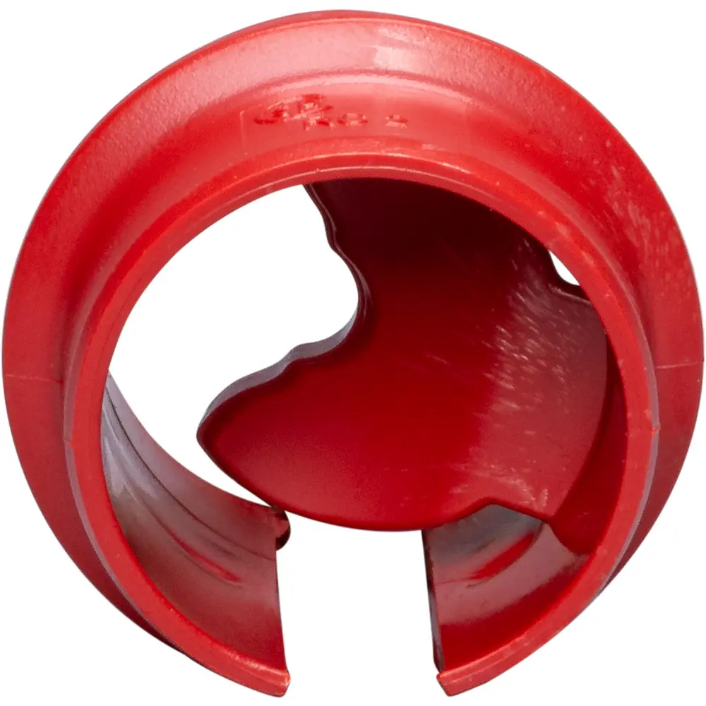 Romex Connector, 3/4 In., 8 to 6 AWG, Plastic, Red