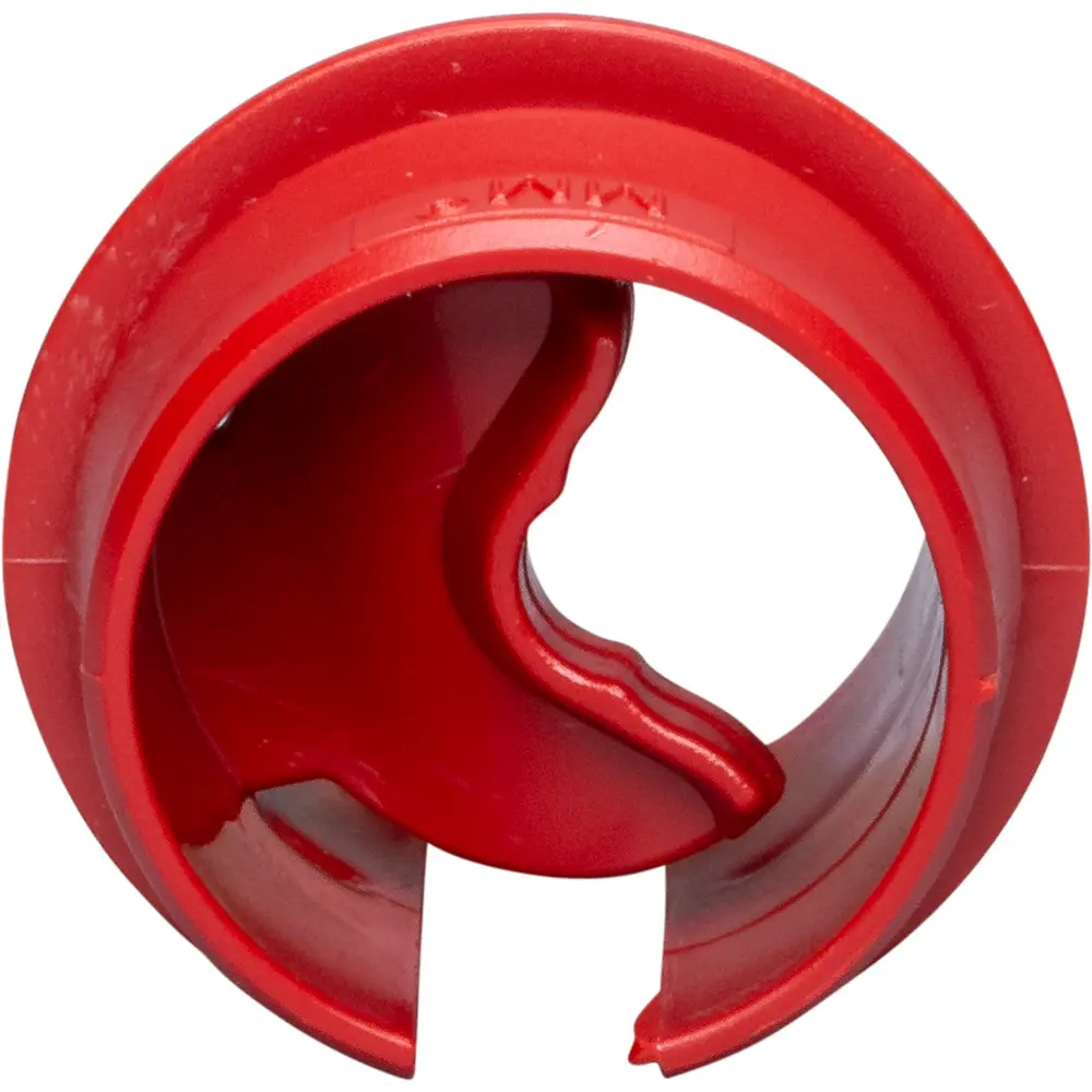 Romex Connector, 3/4 In., 8 to 6 AWG, Plastic, Red