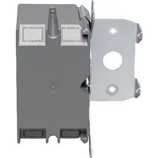 Single-Gang Plastic Switch Box, Adjustable, 21 Cu. In.
