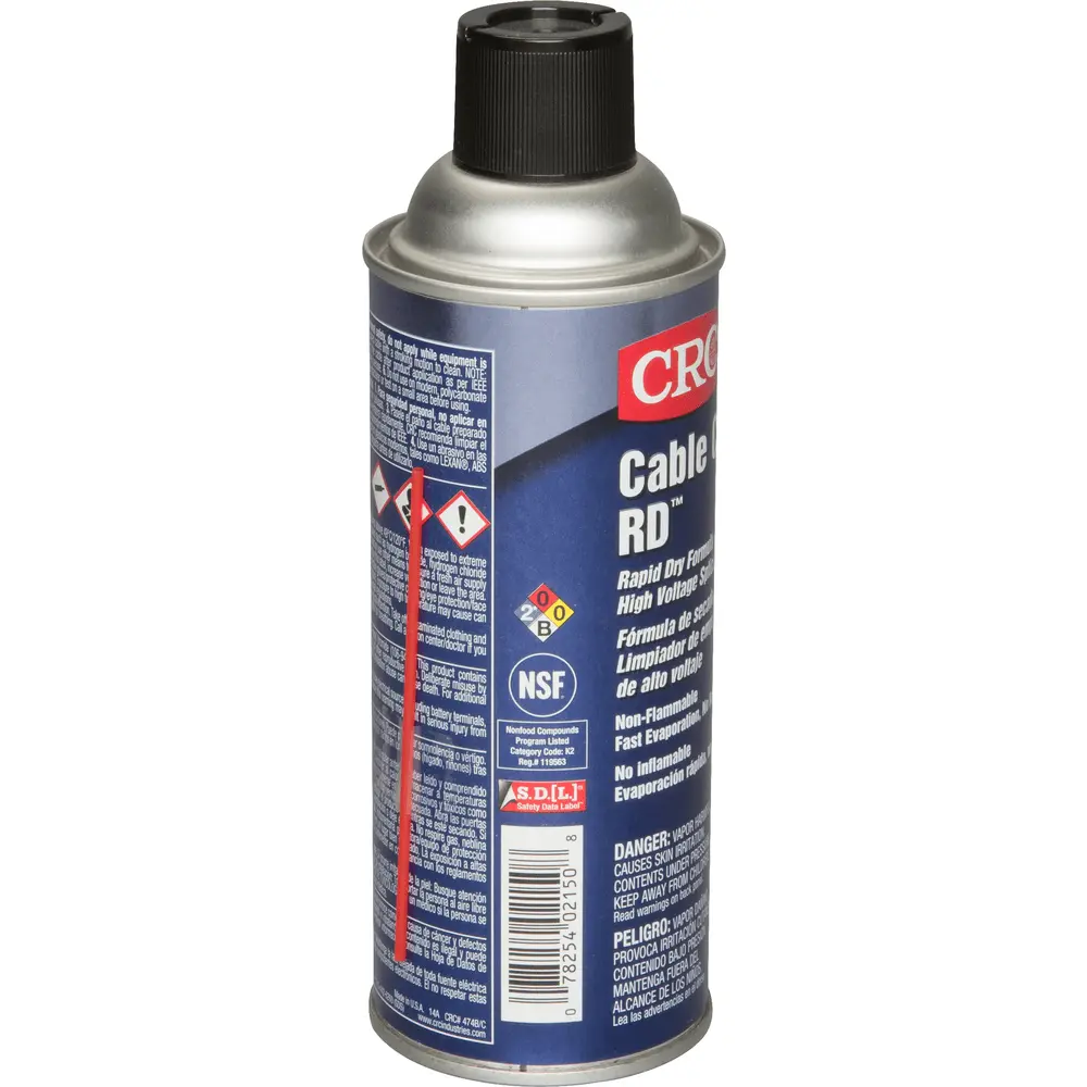 Cable Cleaner, High Voltage, Rapid Dry, 16 Ounce