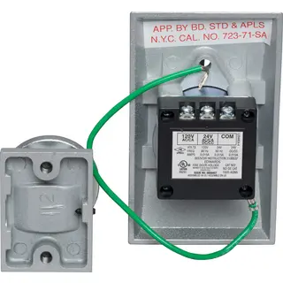 Electromagnetic Door Holder Flush Wall Mount