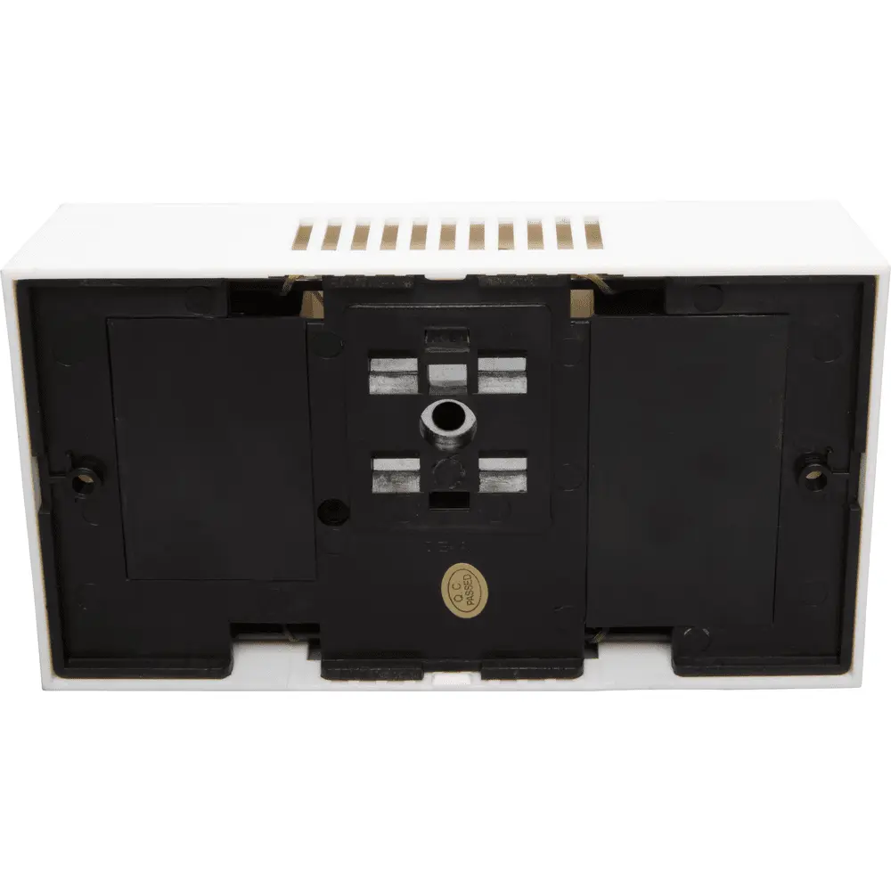 Builder Chime Kit, 16VAC, White, 2 Illuminated Pushbuttons