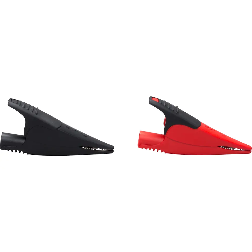 Alligator Clips, 10A, 600-1000V, 20mm Bolt, SureGrip, Heavy-Duty