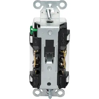 Receptacle, Commercial Grade Decorator Duplex, 20A, 125V, Tamper