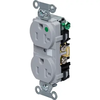 20A 125V Heavy Duty Tamper-Resistant Hospital-Grade Duplex