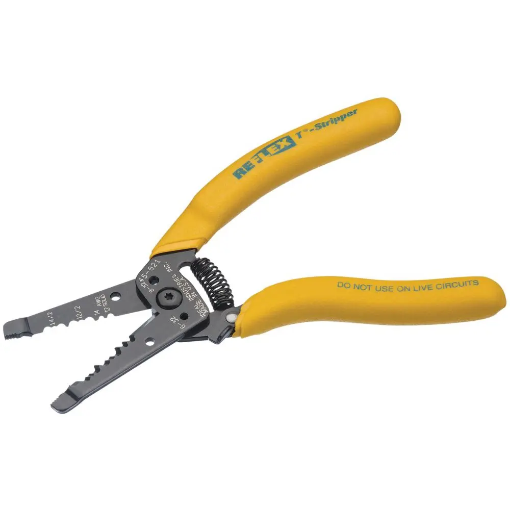 Wire Stripper, 12/2 AWG, Reflex Super T-Stripper, Wire Cutter, Steel