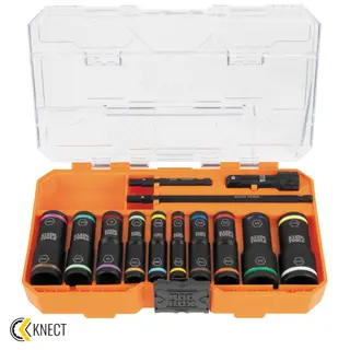 KNK スクリューセットCX-No.１３ KNECT™ Flip-20 Impact Socket Set, SAE and Metric, 13-Piece