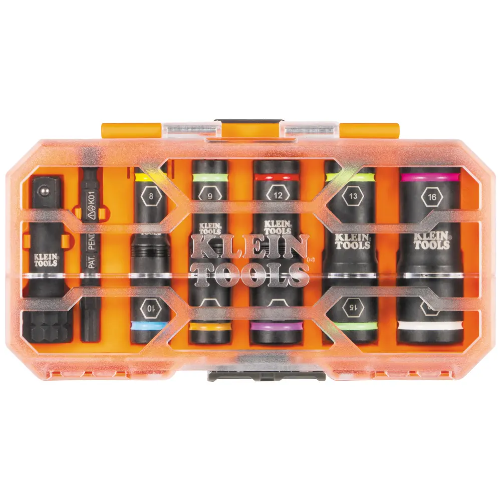 KNECT™ Flip-10 Heavy Duty Flip Impact Socket Set, Metric, 8-Piece