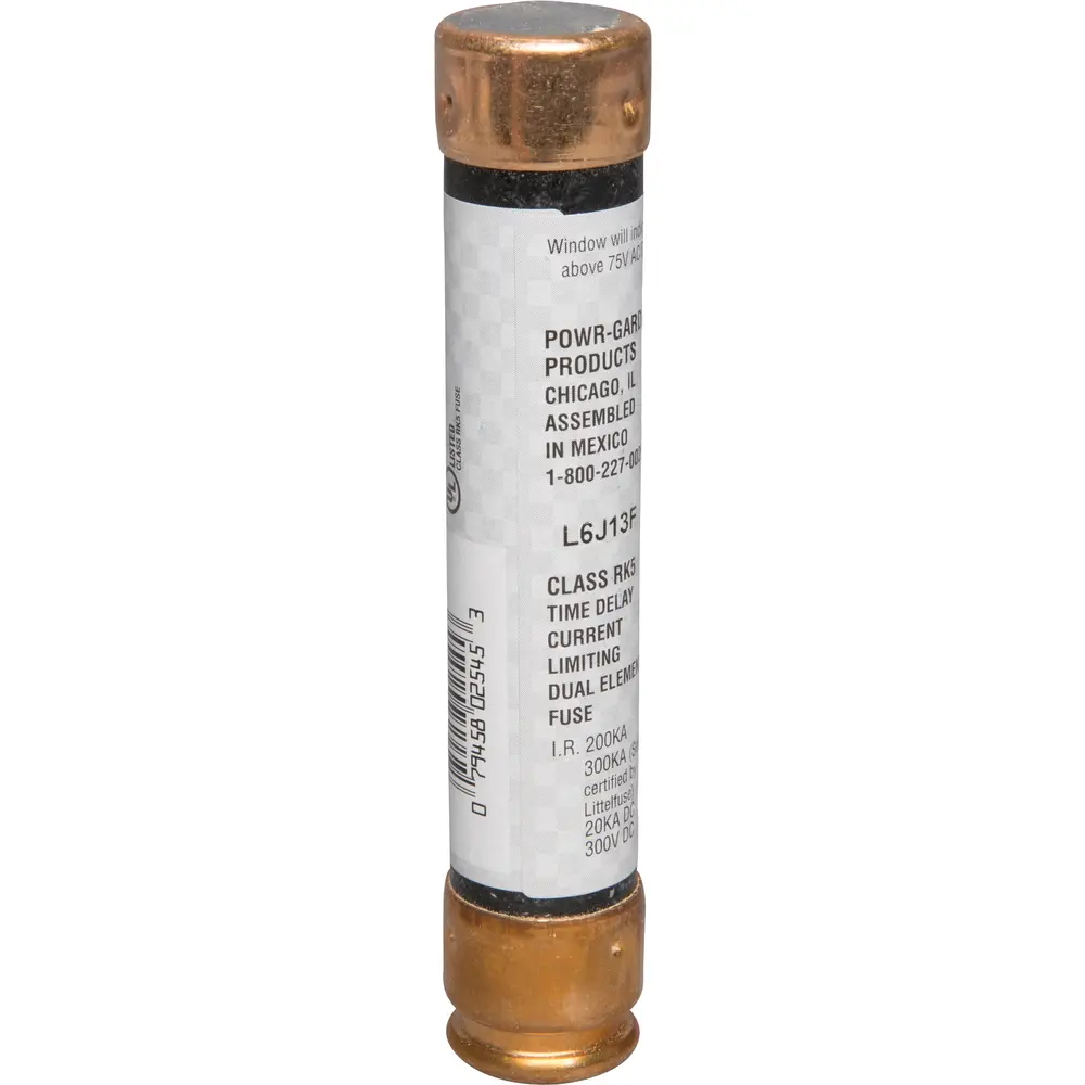 Fuse, Time-Delay, 60A, 600V/300V, Class RK5, Indicating