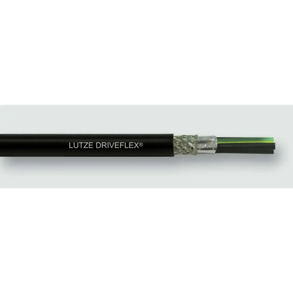 Control Cable, 16 AWG, 4 Conductor, 600V, Industrial VFD Cable, Black