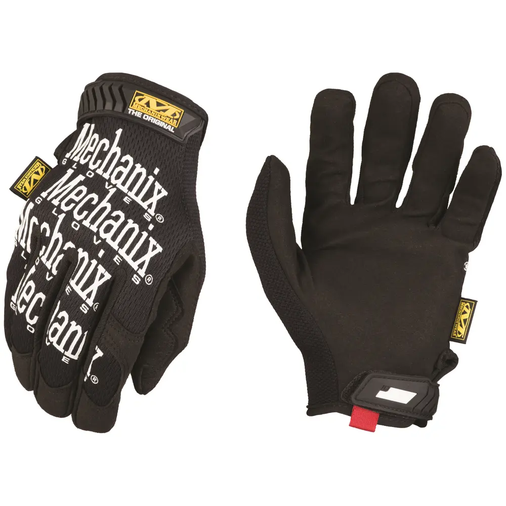 Gloves, XX-Small, Black, Synthetic Leather, The Original, Work