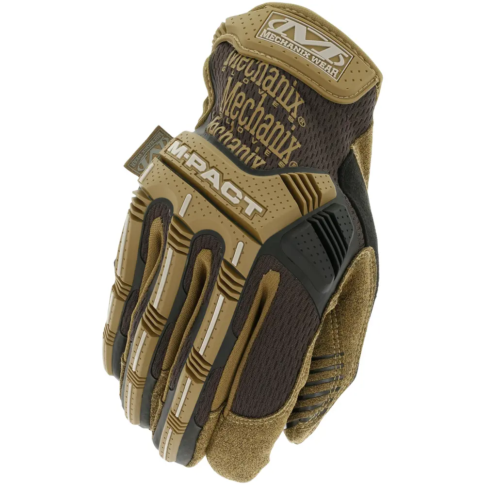 Gloves, Small, Brown, Armortex, M-Pact, Impact Resistant