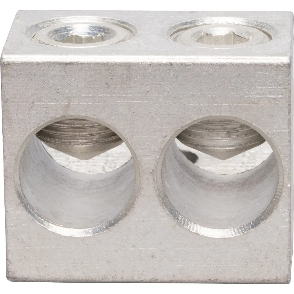4 AWG - 500 MCM Mechanical Lug, 2-Port, Front Entry