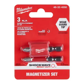 SHOCKWAVE™ Impact Duty Magnetic Attachment and PH2 Bit Set, 3 Piece