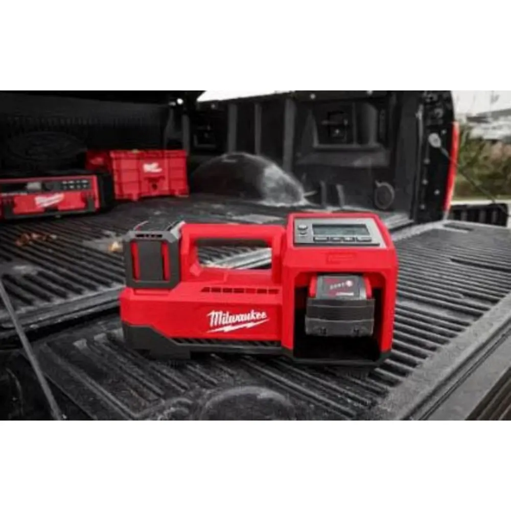 Tire Inflator, 18 VDC, 150 PSI, M18 Cordless, ABS Plastic, Black