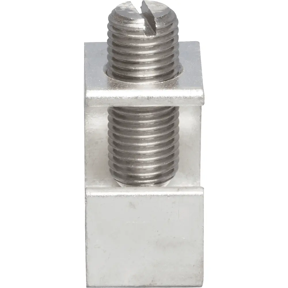 Lay-In Lug, 1/0-8 AWG, Slotted Wrench, Dual-Rated, Aluminum