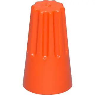 Twist-On Wire Connector, Orange, 22-14 AWG, Thermoplastic, 500 Units