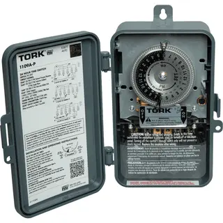 24-Hour Outdoor Mechanical Time Switch, 120/277 VAC, Polycarbonate
