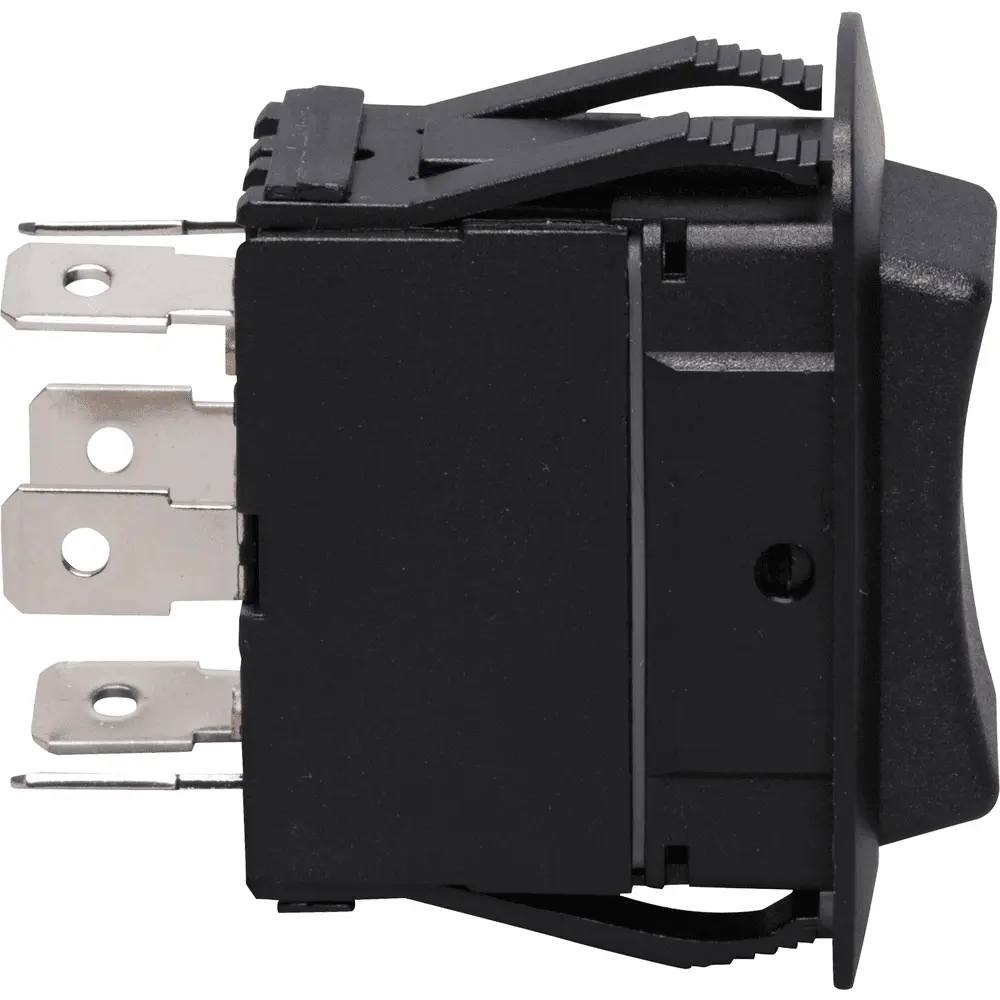 10 A 250 VAC 15 A 125 VAC Rocker Switch Momentary On-Off-On, SPST