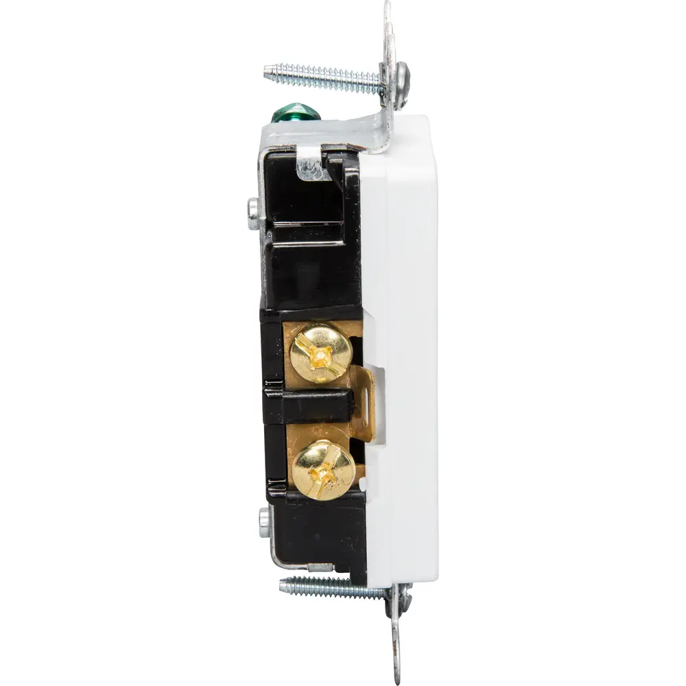Receptacle, Spec Grade Decorator Duplex, 20A, 125V, Tamper