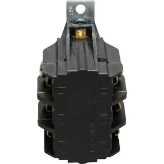 30A 600V AC Manual Motor Controller, 3-Pole, 3-Phase, Black