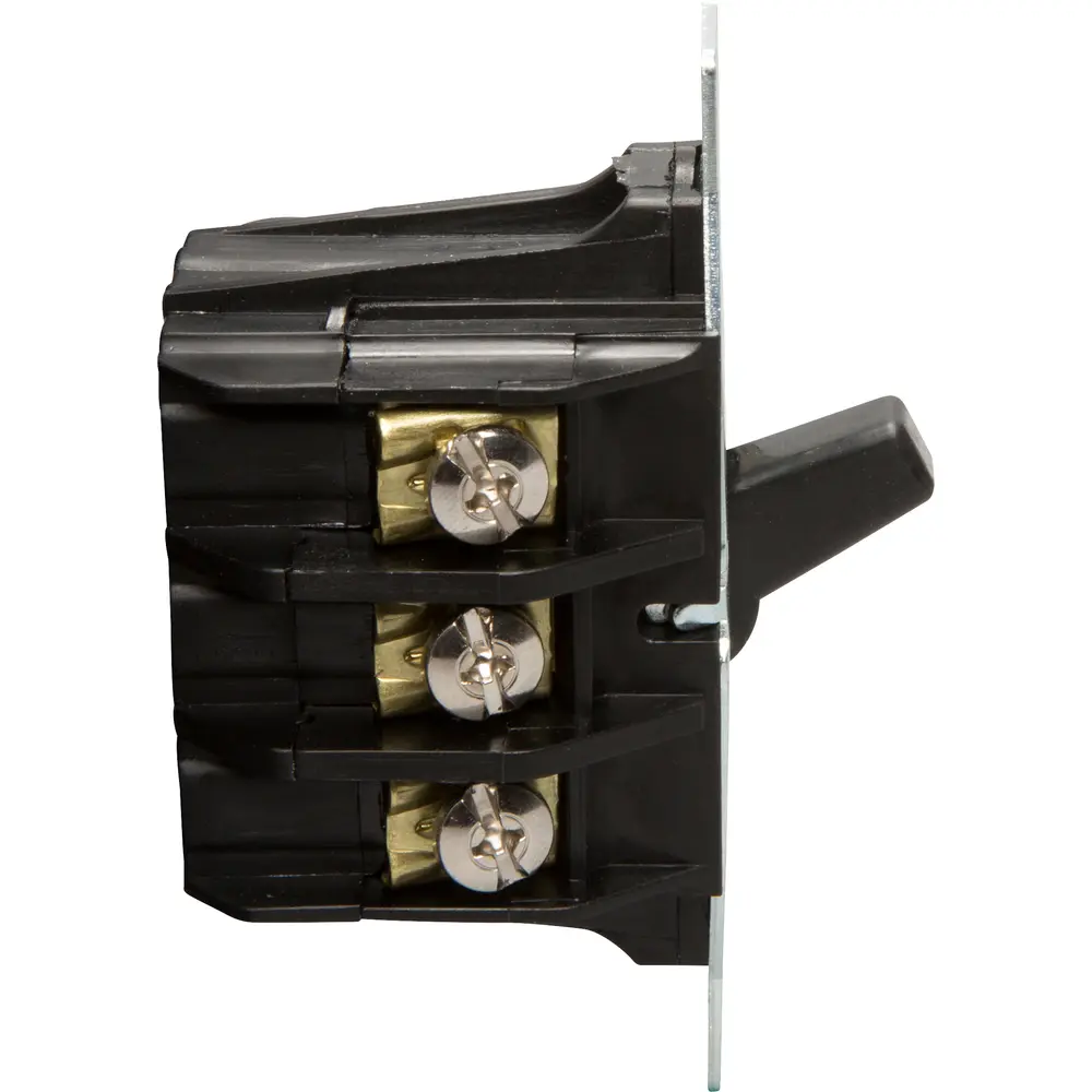 30A 600V AC Manual Motor Controller, 3-Pole, 3-Phase, Black