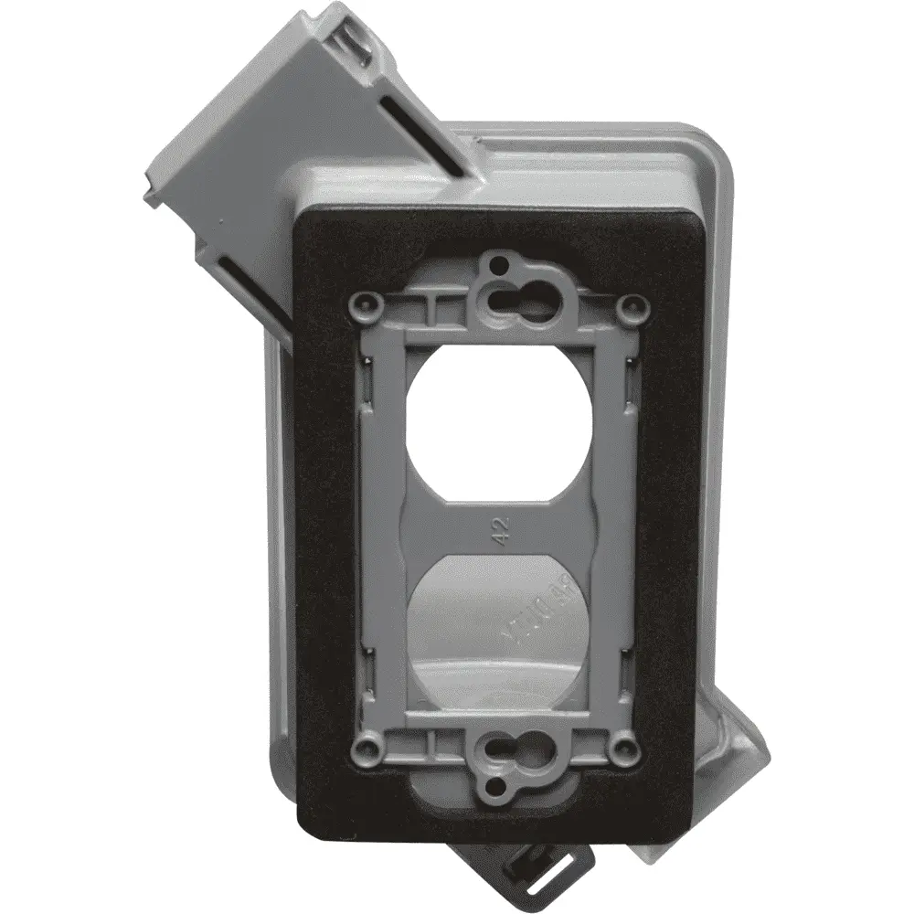 3131-WH Single-Gang Weatherproof Cover 1 Pack