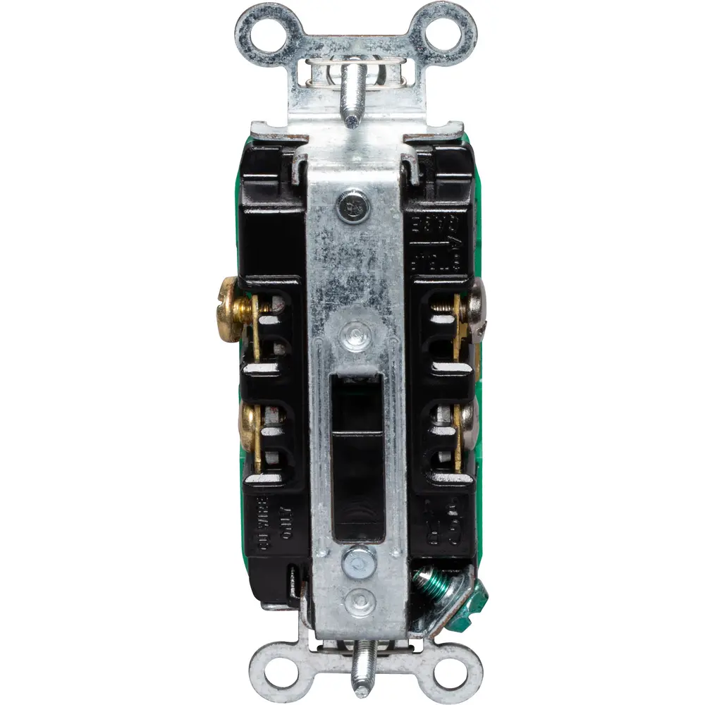 20A 125V NEMA 5-20R Hard Use Spec-Grade Duplex Receptacle, Green