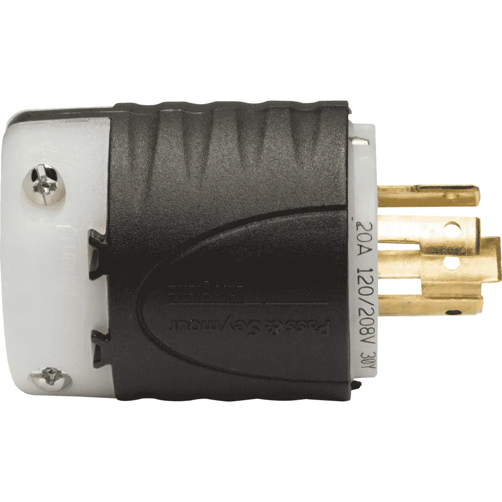 20A Turnlok® Plug, 120/208 VAC, 4-Wire, 3-Phase