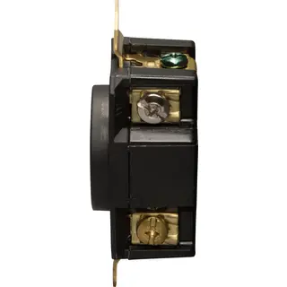 30 A 120/208 VAC Turnlok® Single Receptacle, L21-30R, Black