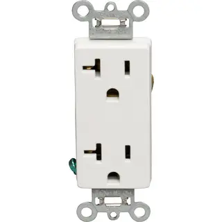 20A 125V NEMA 5-20R Heavy-Duty Decorator Spec-Grade Duplex