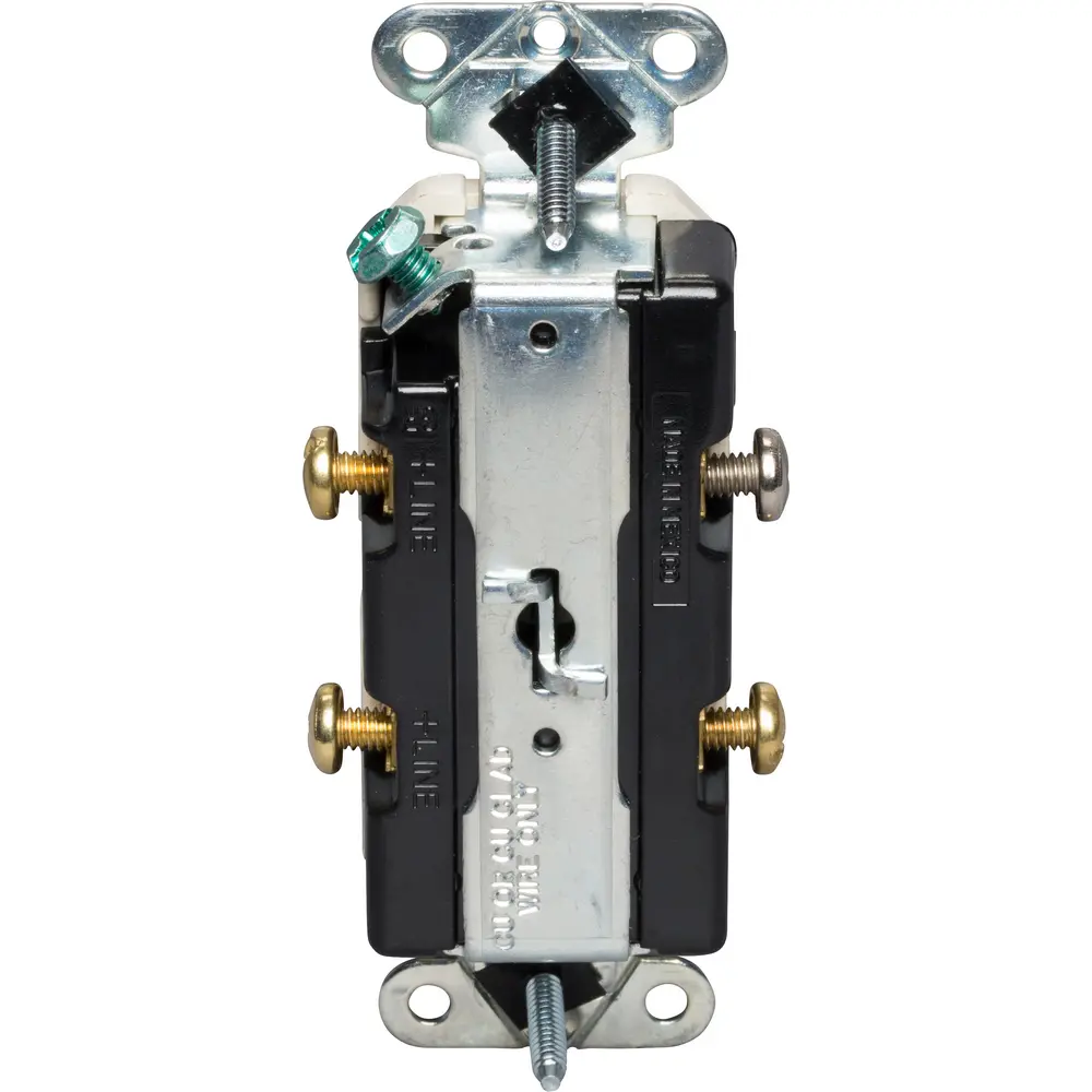 15 A 120/125 VAC Combination Switch/Pilot Light, Single-Pole