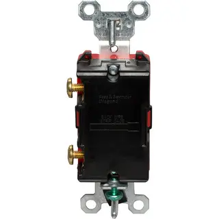20A 120/277V Commercial Spec-Grade Toggle Switch, Single-Pole, White