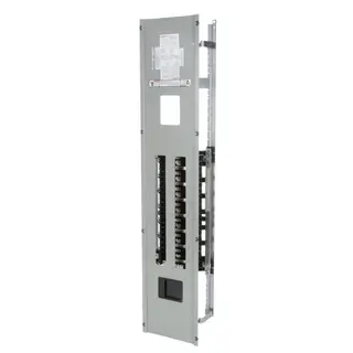 Panelboard, 400A, 3-Phase, Convertible, 42S/42C, Alum Bus, NEMA 1
