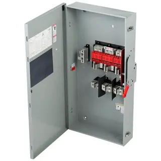400A 240V 3-Pole Safety Switch, Fused w/ Neutral NEMA 3R Heavy-Duty