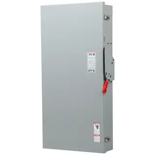 400A General Duty Fused Safety Switch, 3-Pole, 4-Wire, NEMA 1