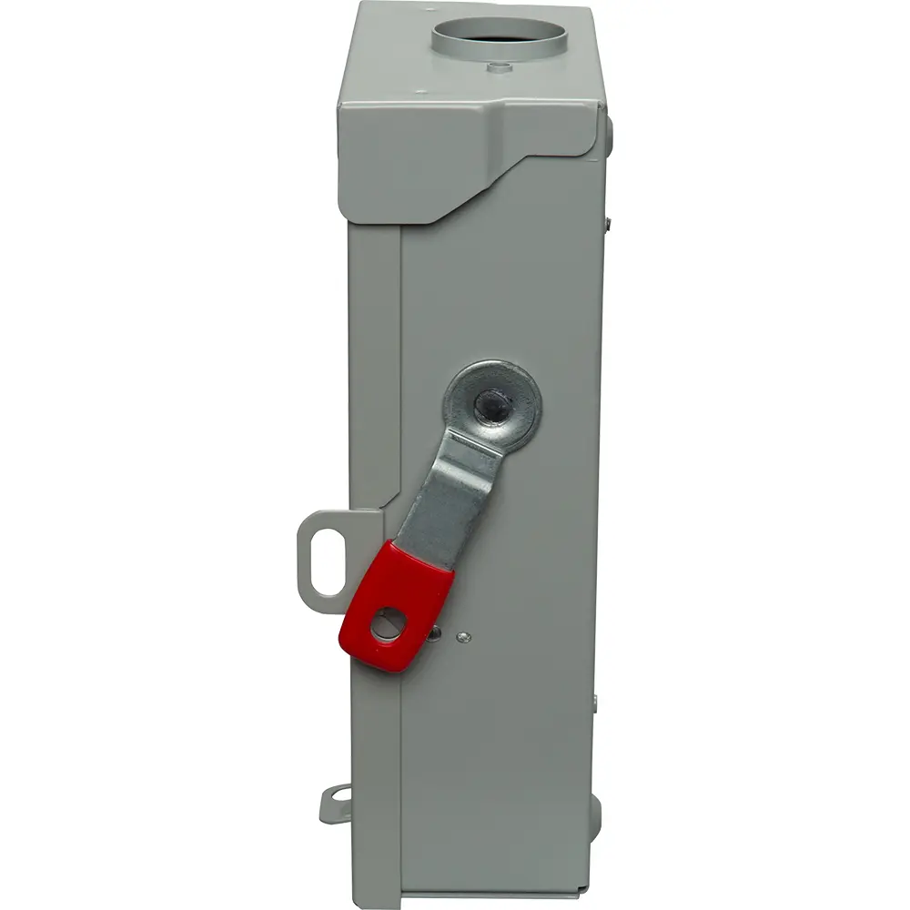 Safety Switch, 60A, 240V, 2-Pole, Fused w/ Neutral, NEMA 3R