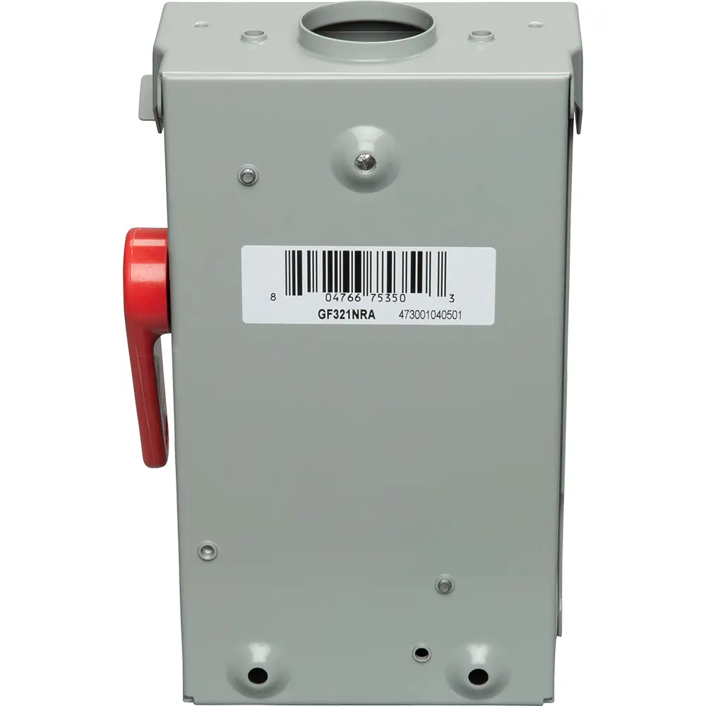 30A 240V 3-Pole Double-Break Enclosed Safety Switch, Fused NEMA 3R