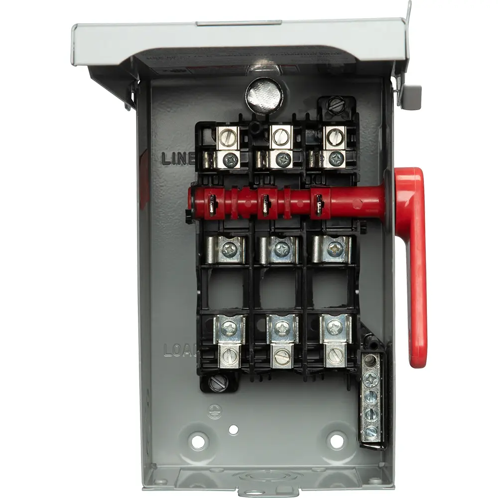 セキュリティ・セーフティ user_fb797ba3 30A 240V 3-Pole Double-Break Enclosed Safety Switch, Fused NEMA 3R