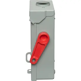 30A 240V 3-Pole Double-Break Enclosed Safety Switch, Fused NEMA 3R