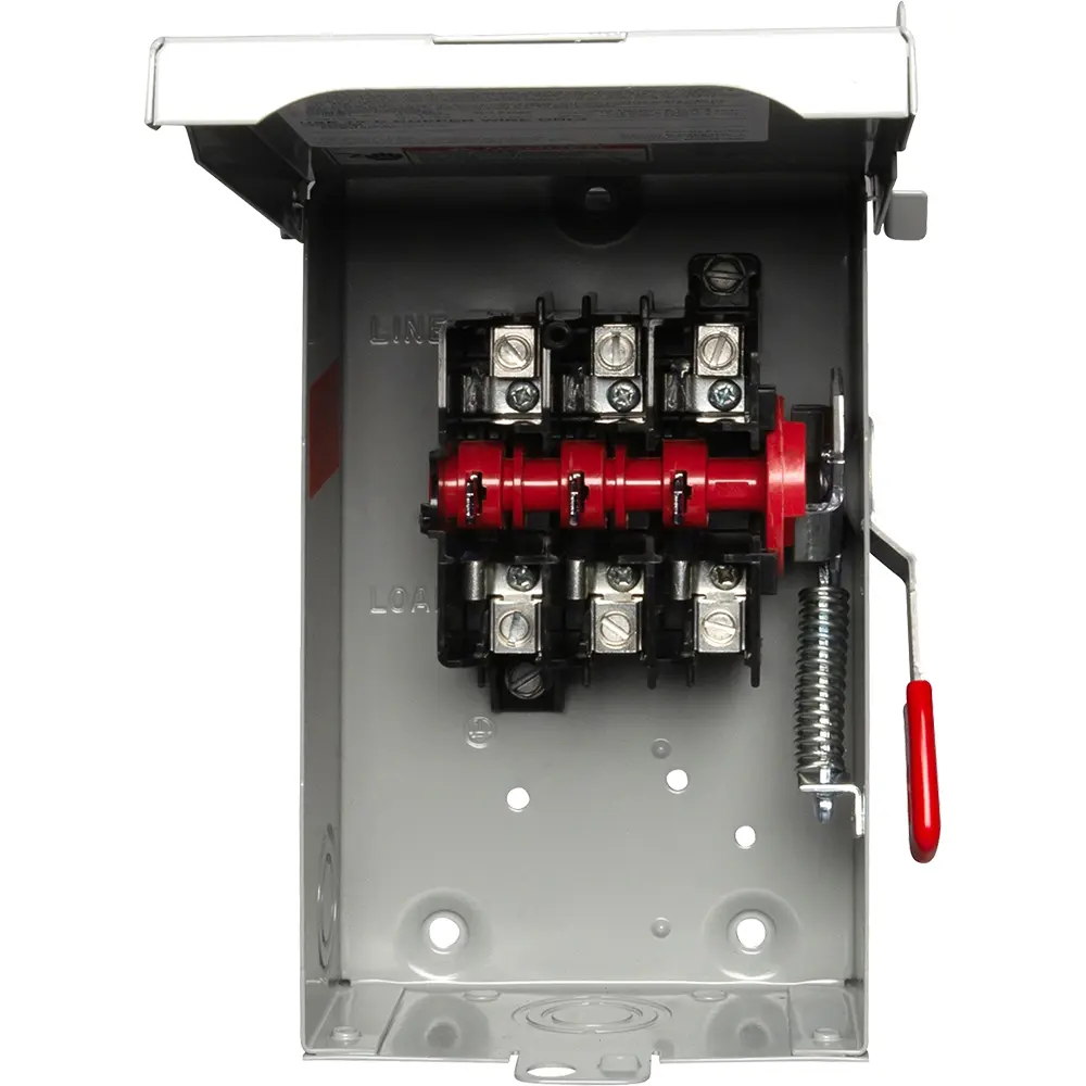 60A 240V 3-Pole Safety Switch, Non-Fused NEMA 1 General Duty