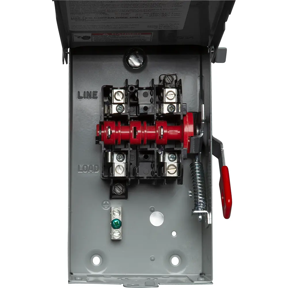 60A 240V 2-Pole Safety Switch, Non-Fusible NEMA 3R General-Duty