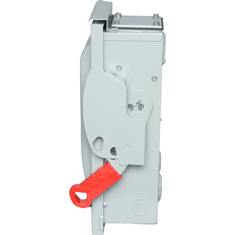 30A 600V 3-Pole Safety Switch, Fused w/ Neutral NEMA 3R Heavy-Duty