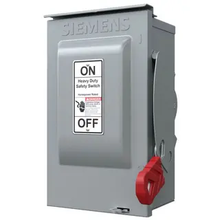 Safety Switch, 30A, 600V, 3-Pole, Non-Fused, NEMA 3R, Heavy-Duty