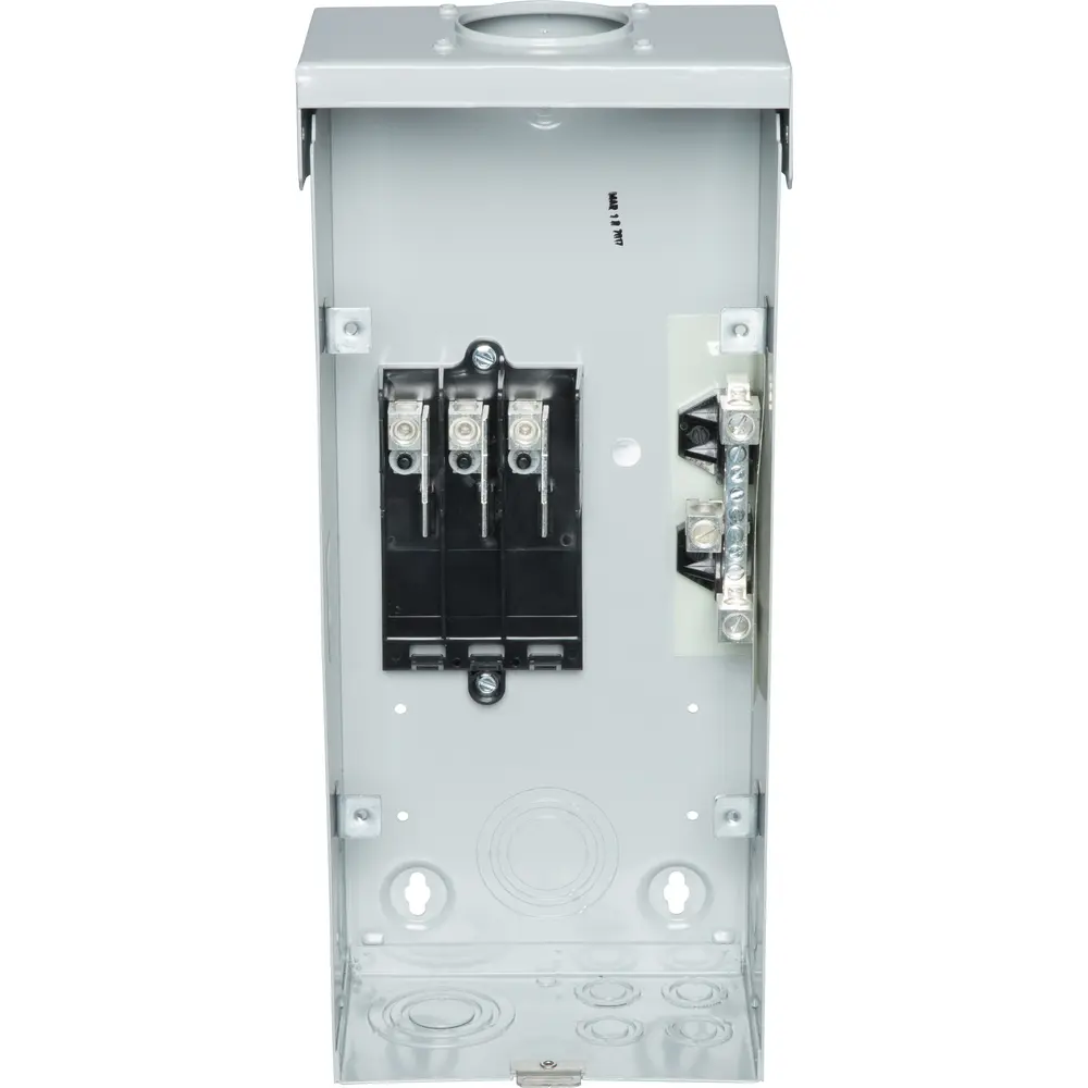 Terminal 3 3-house 12インチLP モノクロ 100 A 3-Pole 240 VAC Circuit Breaker Enclosure, NEMA 3R